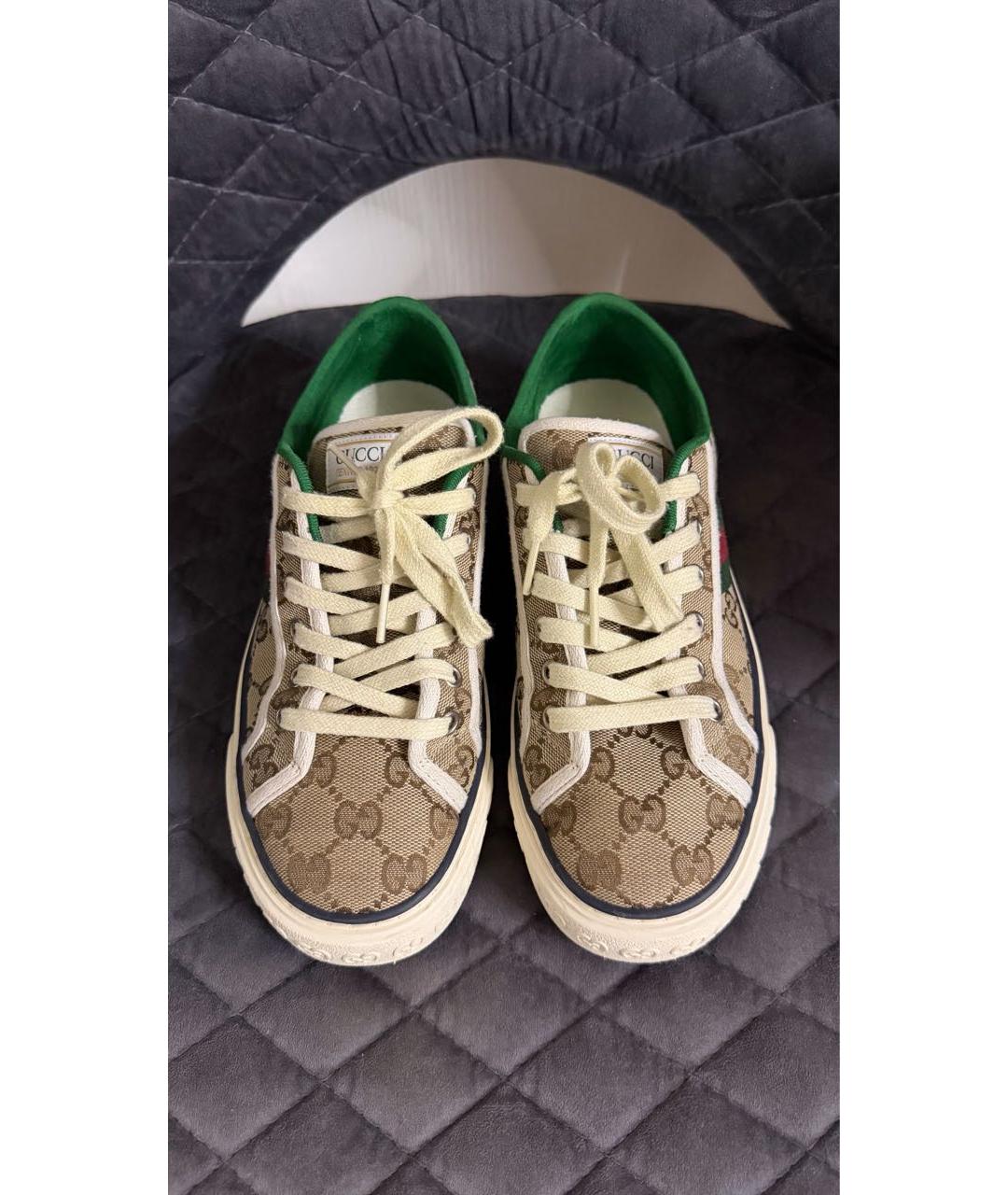 GUCCI Текстильные кеды, фото 2