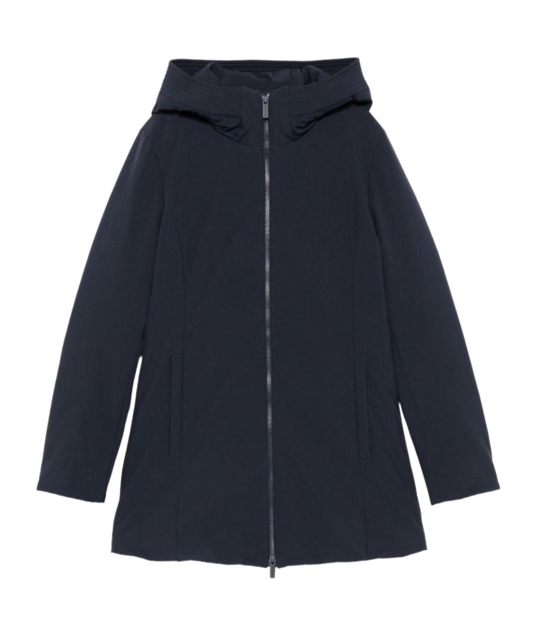 WOOLRICH Синее полиэстеровое пальто, фото 1
