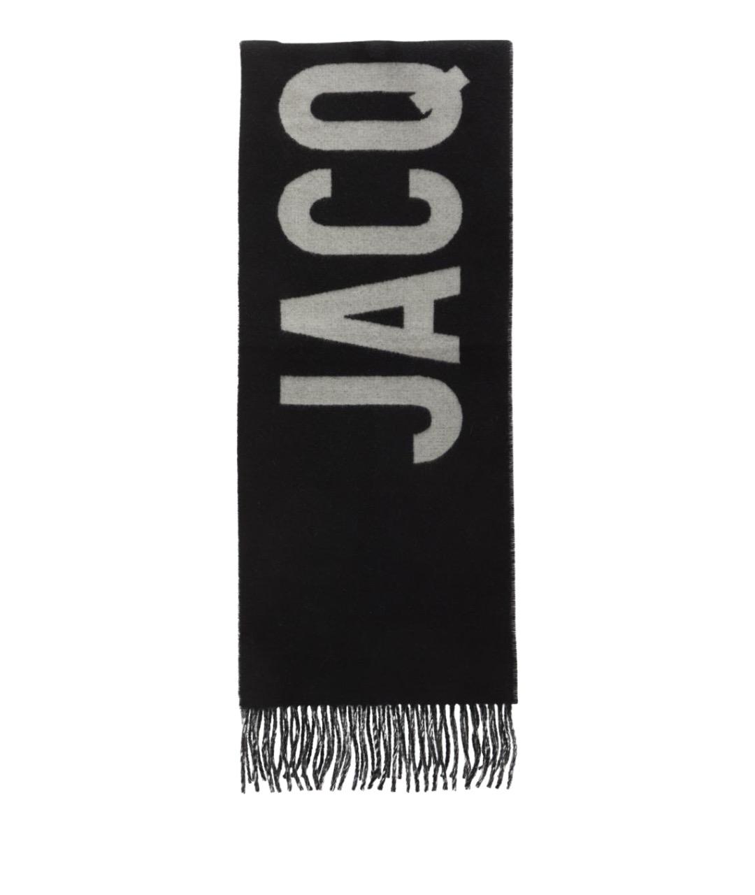 JACQUEMUS Черный шерстяной шарф, фото 1