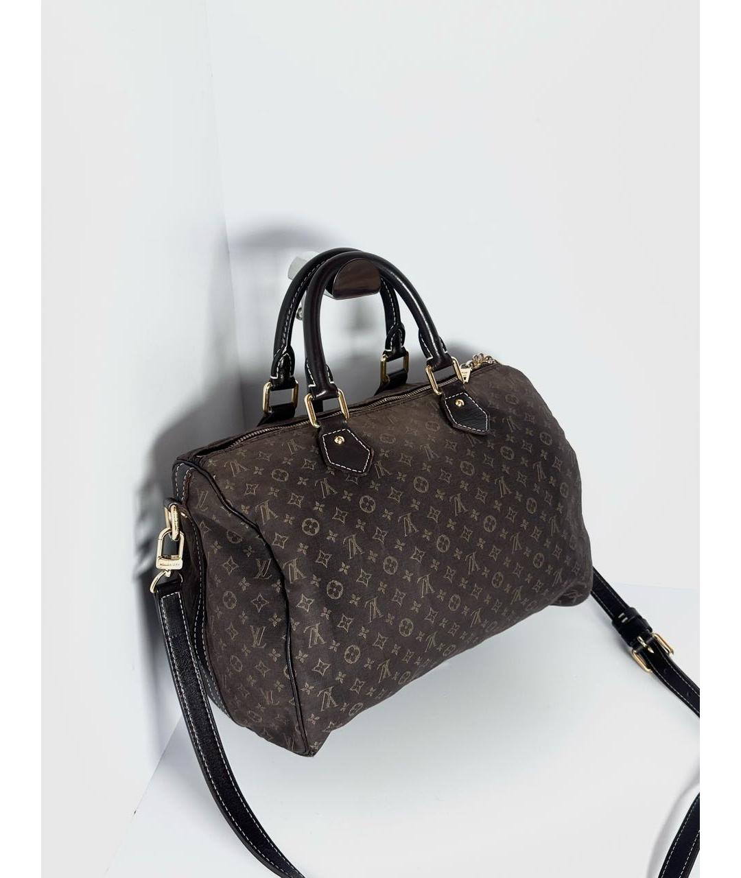 LOUIS VUITTON Коричневая дорожная/спортивная сумка из канвы, фото 3