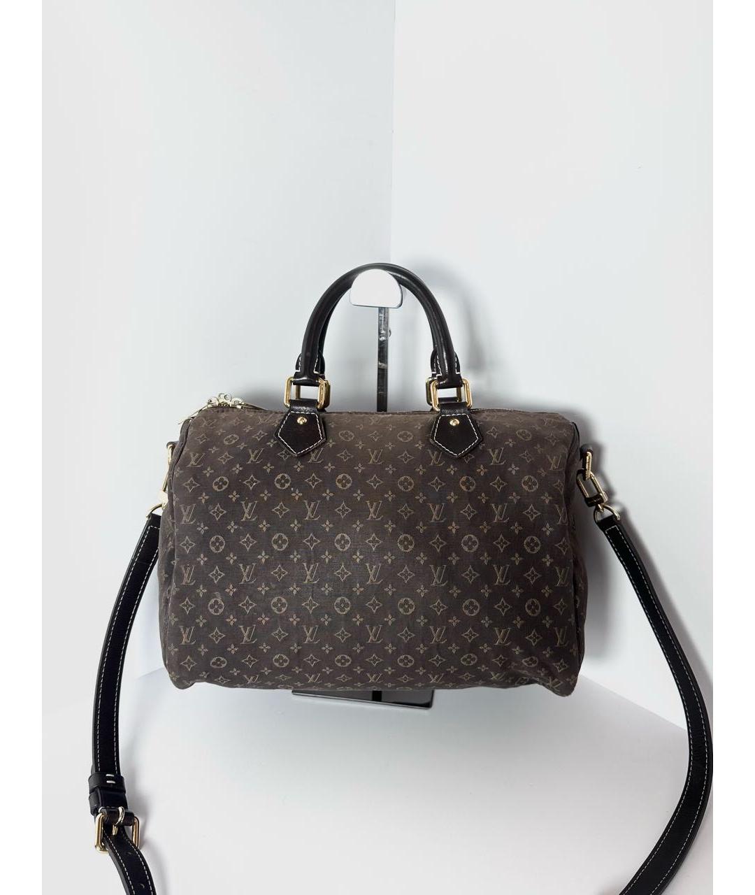 LOUIS VUITTON Коричневая дорожная/спортивная сумка из канвы, фото 4