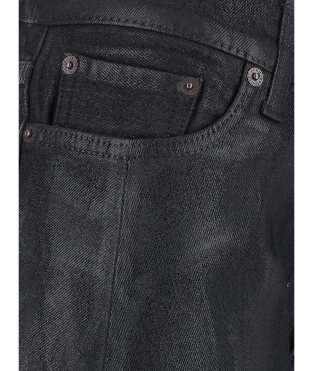 ACNE STUDIOS Черные прямые джинсы, фото 3