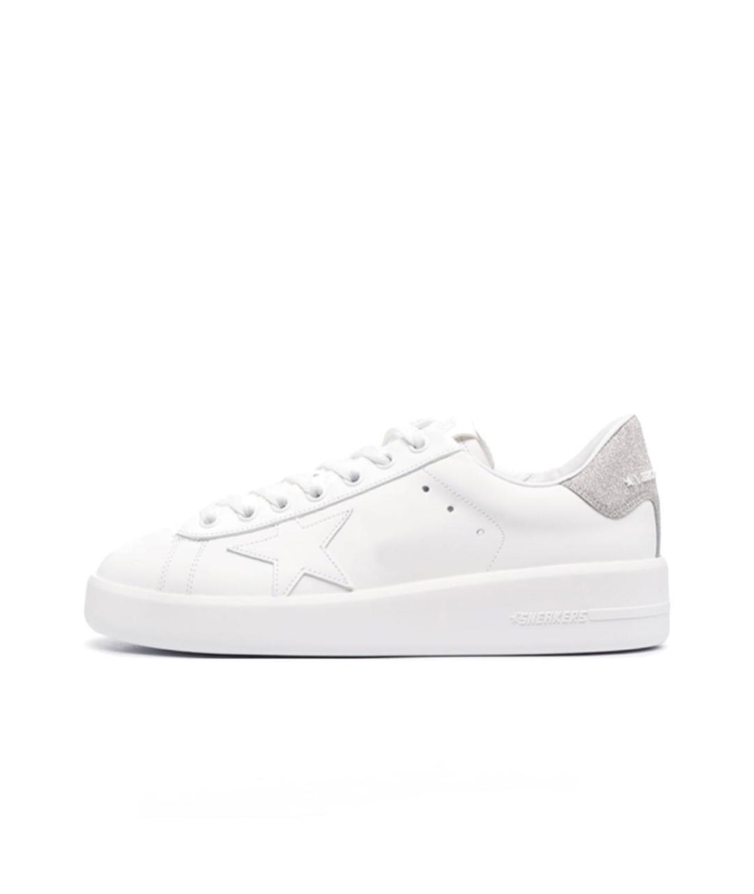 GOLDEN GOOSE Белые кожаные кеды, фото 9