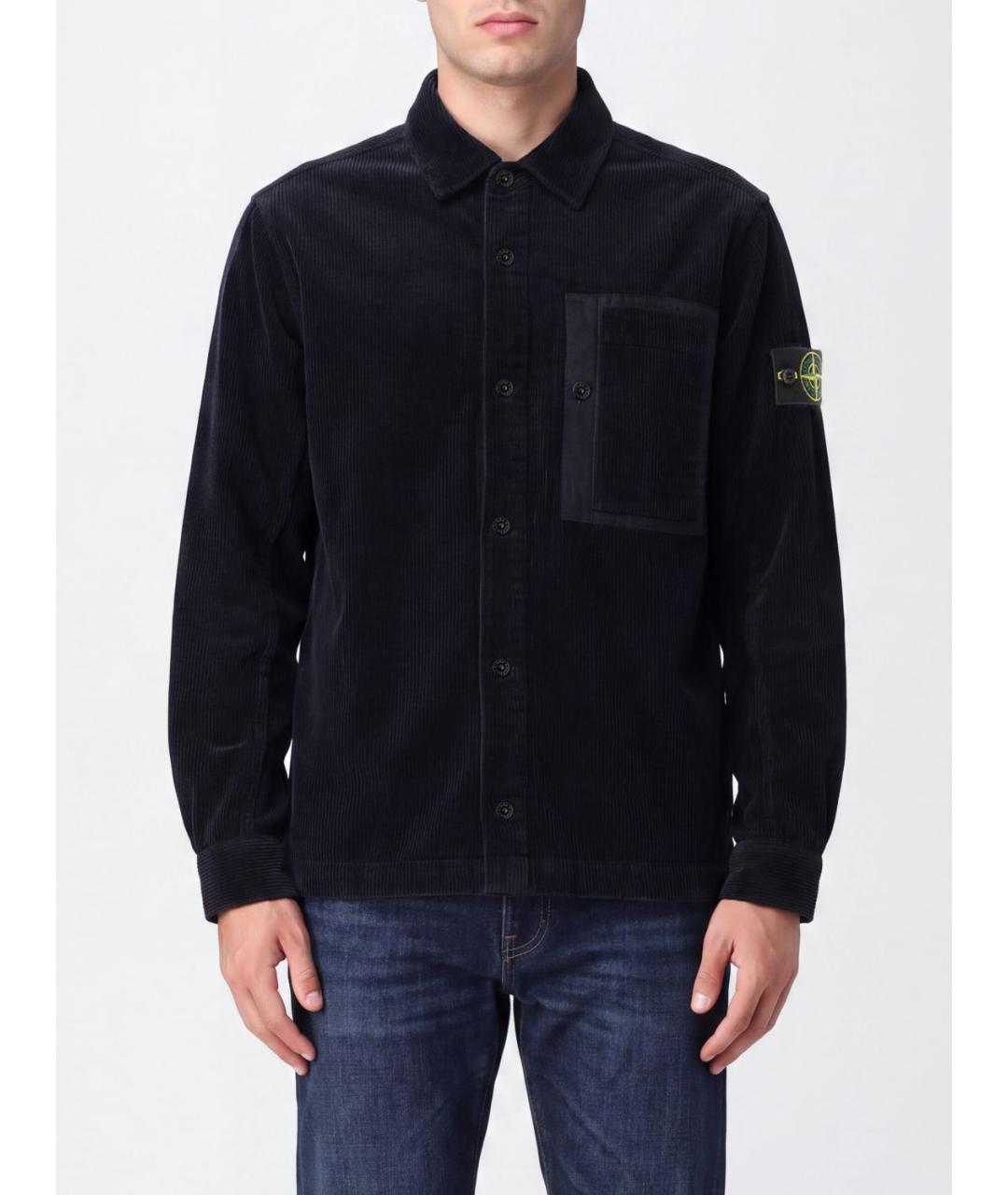 STONE ISLAND Синяя хлопковая куртка, фото 2