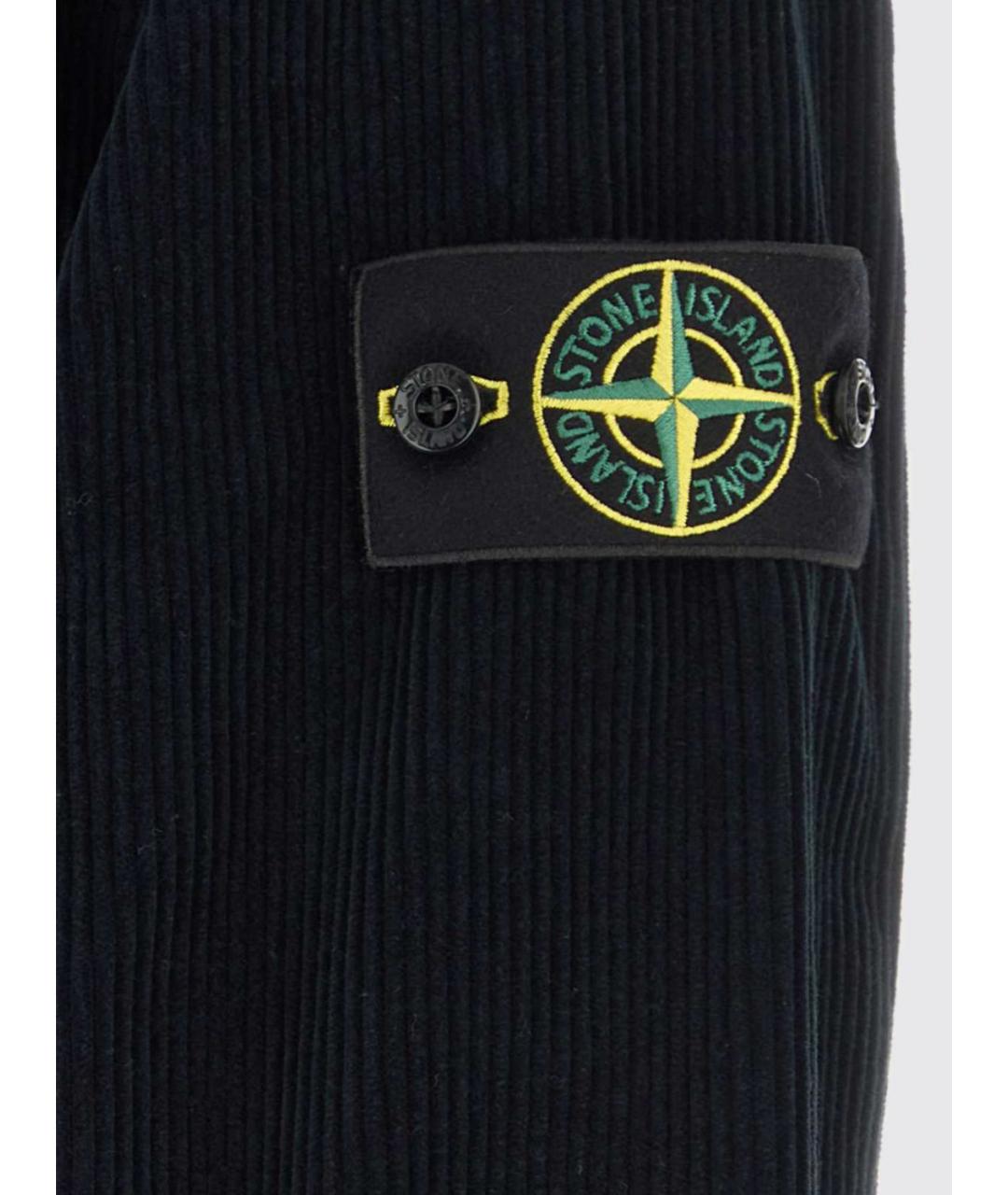 STONE ISLAND Синяя хлопковая куртка, фото 4