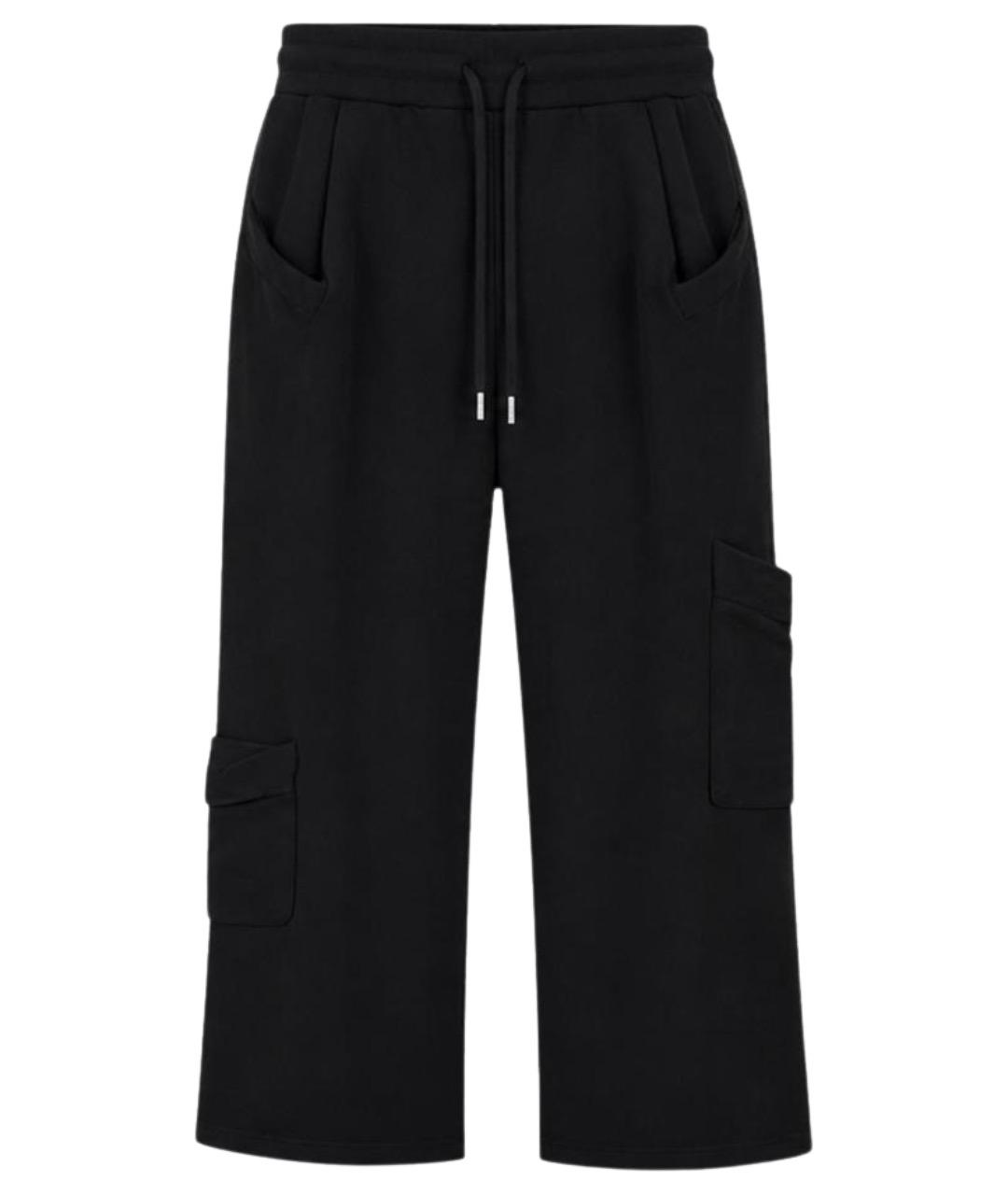 VIVIENNE WESTWOOD Черные хлопковые прямые брюки, фото 1