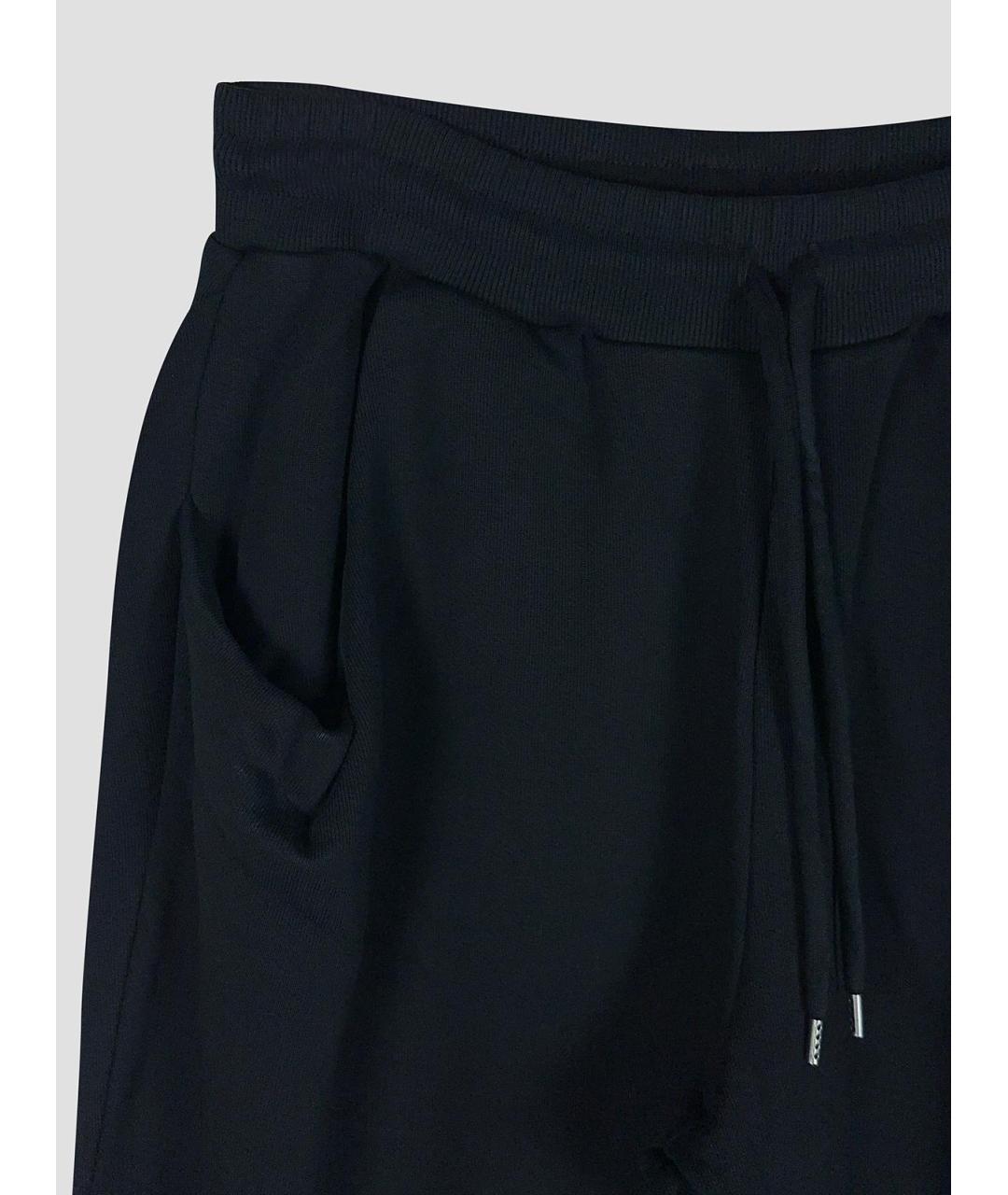 VIVIENNE WESTWOOD Черные хлопковые прямые брюки, фото 3