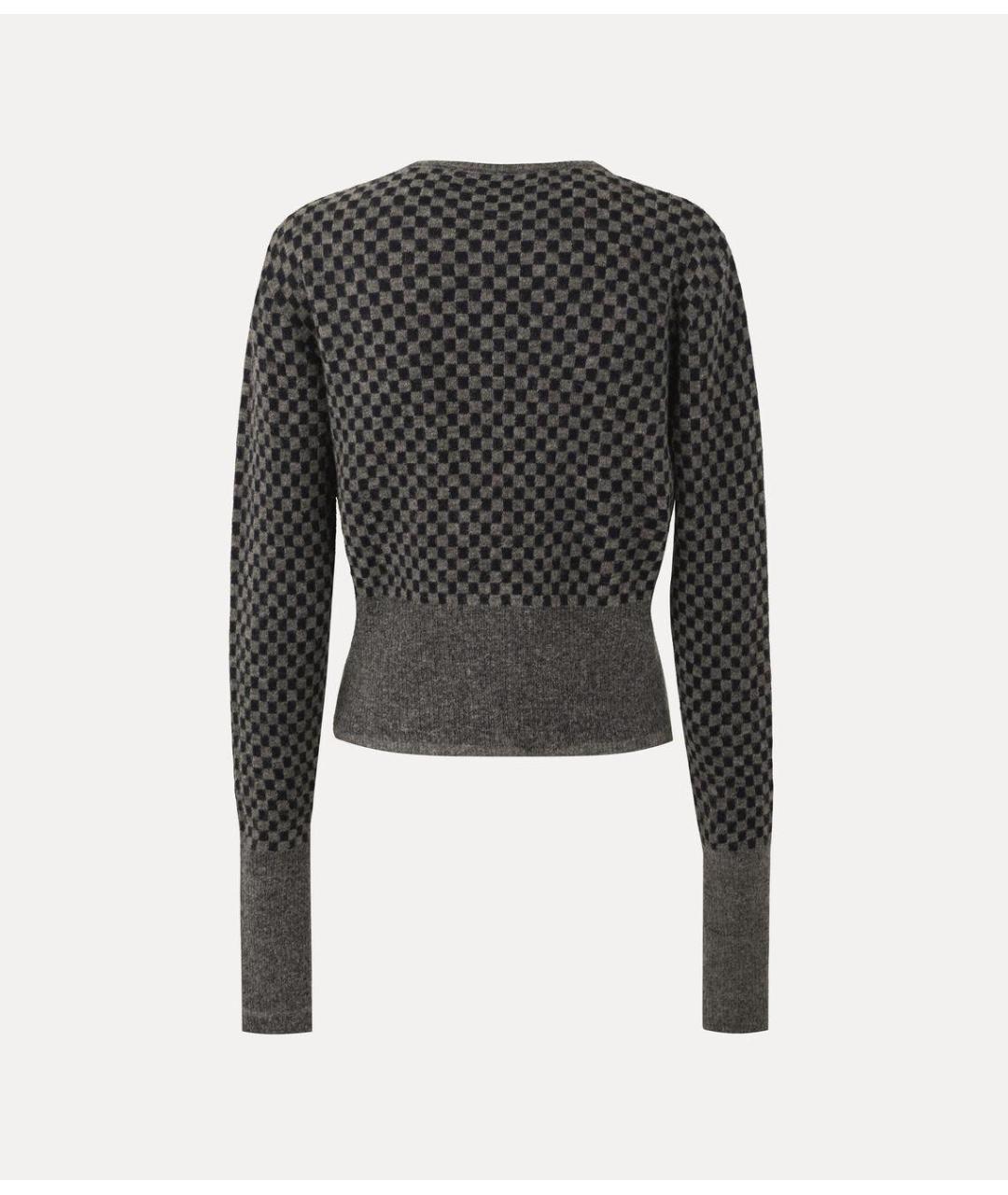 VIVIENNE WESTWOOD Серый хлопковый кардиган, фото 2