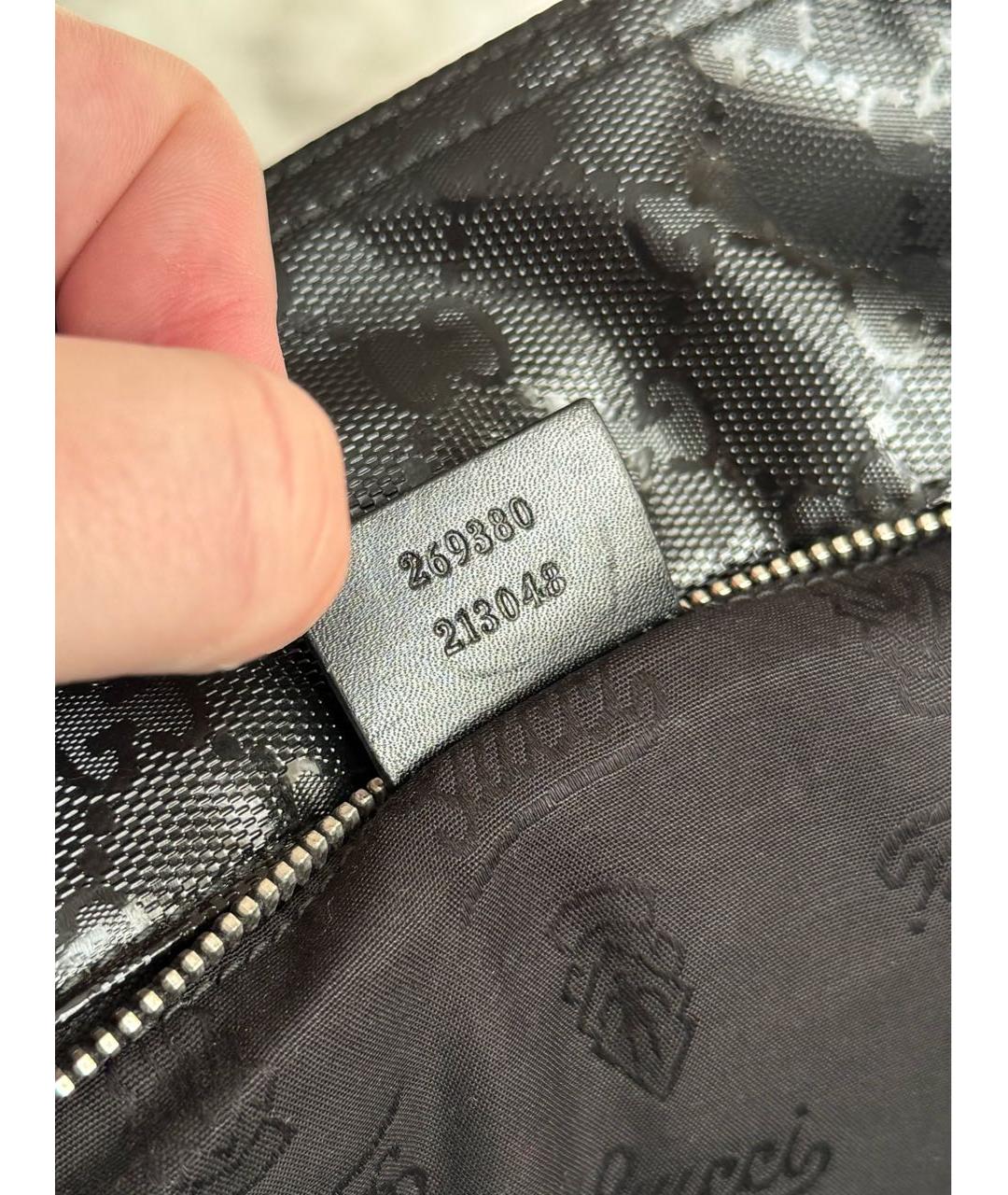 GUCCI Черная сумка тоут, фото 7