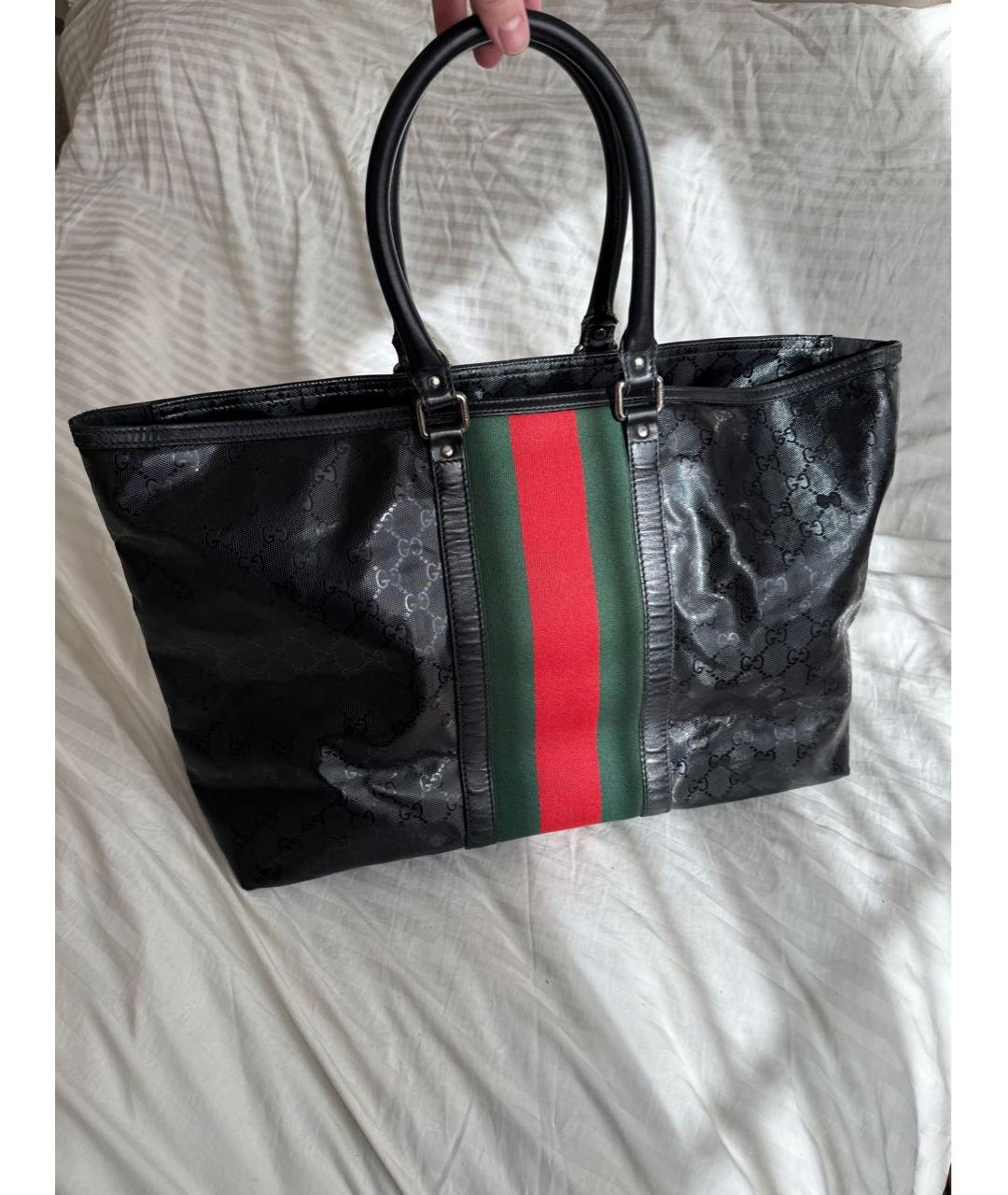 GUCCI Черная сумка тоут, фото 2
