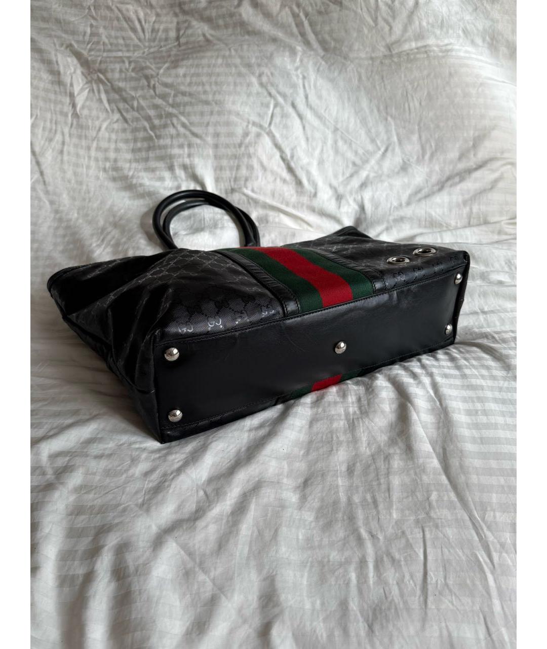 GUCCI Черная сумка тоут, фото 3
