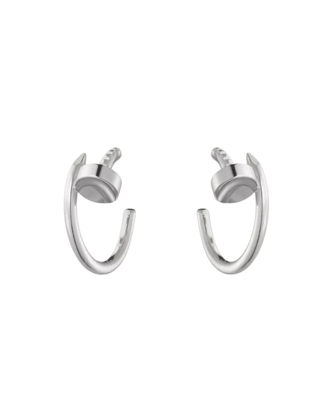 CARTIER Серебряные серьги из белого золота, фото 1