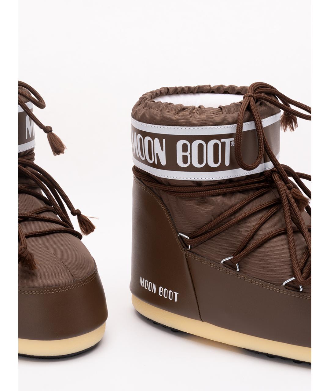 MOON BOOT Коричневые синтетические ботинки, фото 5