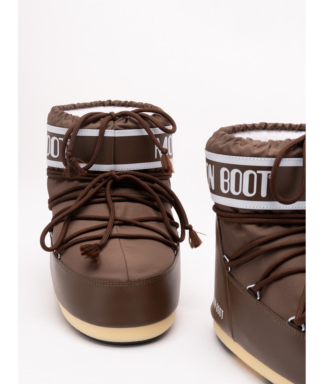 MOON BOOT Коричневые синтетические ботинки, фото 6