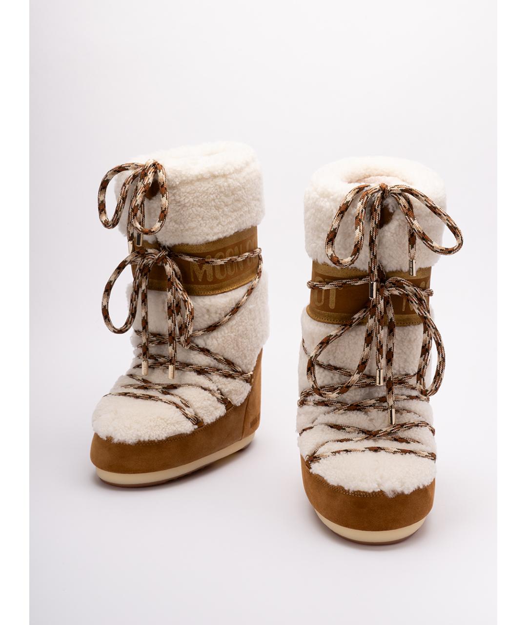 MOON BOOT Мульти кожаные сапоги, фото 2