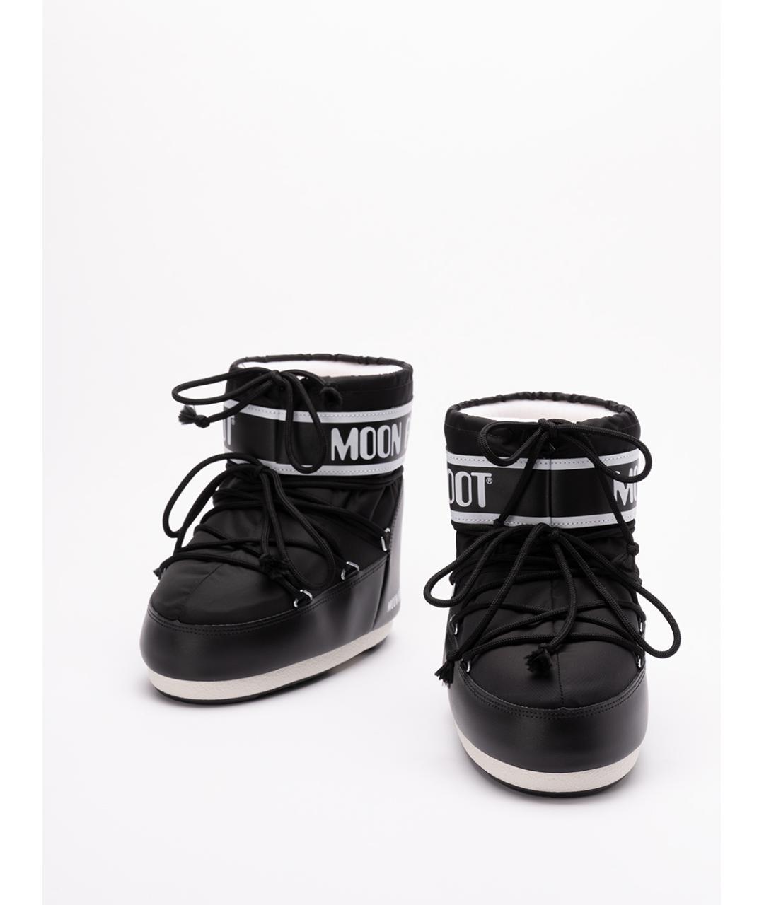 MOON BOOT Черные синтетические ботинки, фото 2