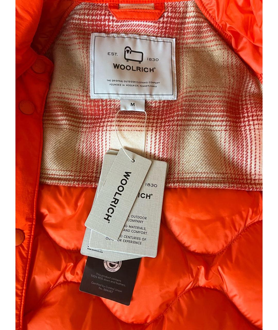 WOOLRICH Оранжевая куртка, фото 2