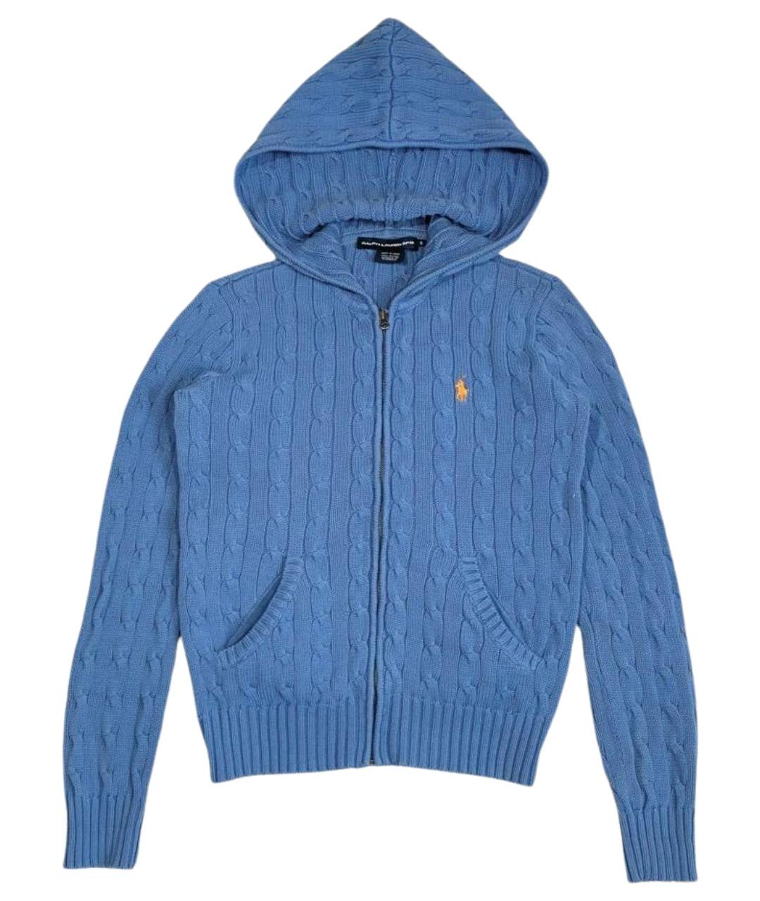 POLO RALPH LAUREN Синий хлопковый джемпер / свитер, фото 1