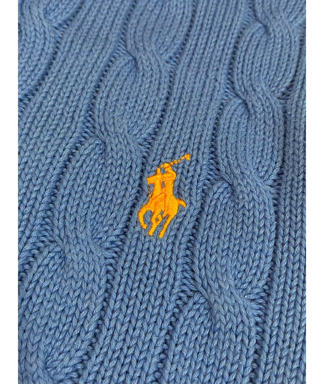 POLO RALPH LAUREN Синий хлопковый джемпер / свитер, фото 6