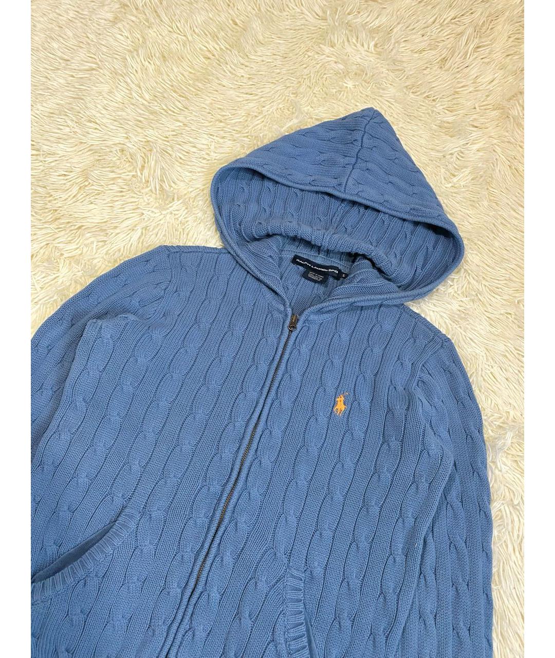 POLO RALPH LAUREN Синий хлопковый джемпер / свитер, фото 3