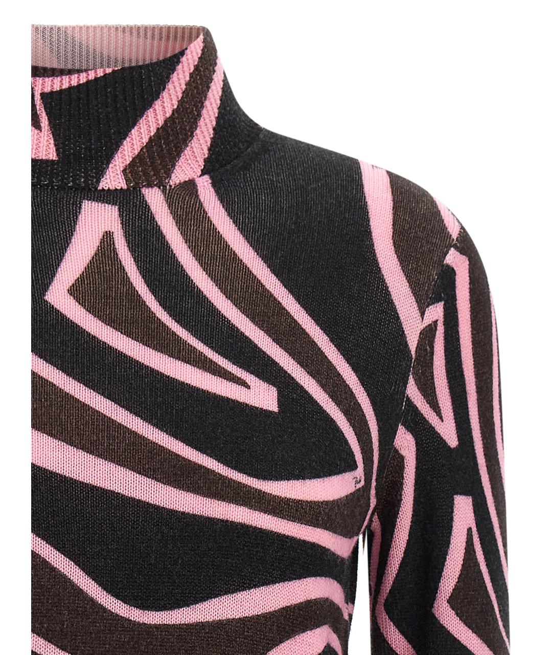 EMILIO PUCCI Мульти шерстяная водолазка, фото 3