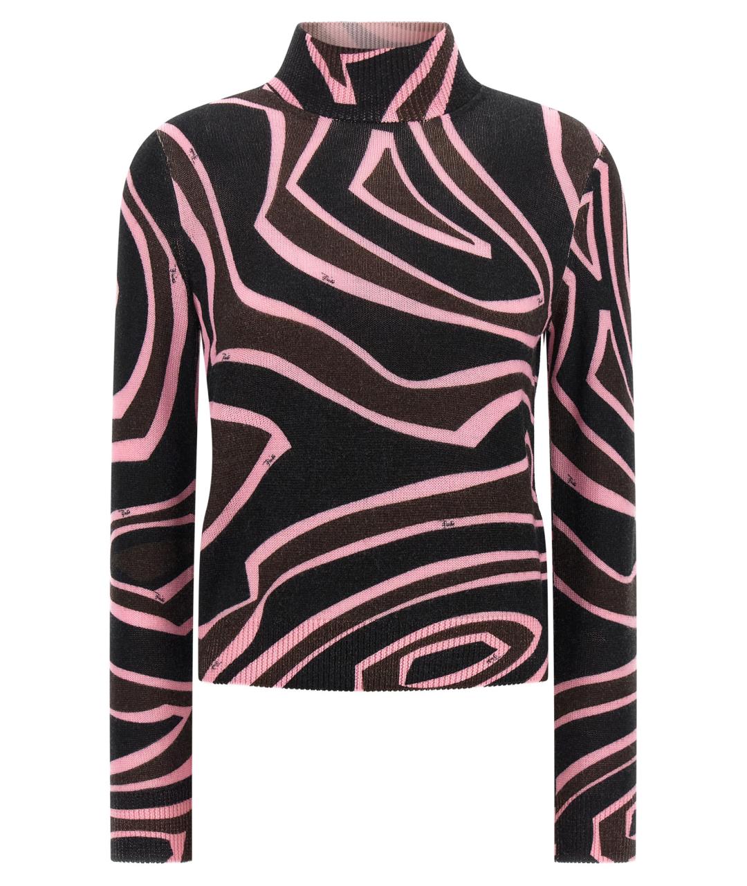 EMILIO PUCCI Мульти шерстяная водолазка, фото 1