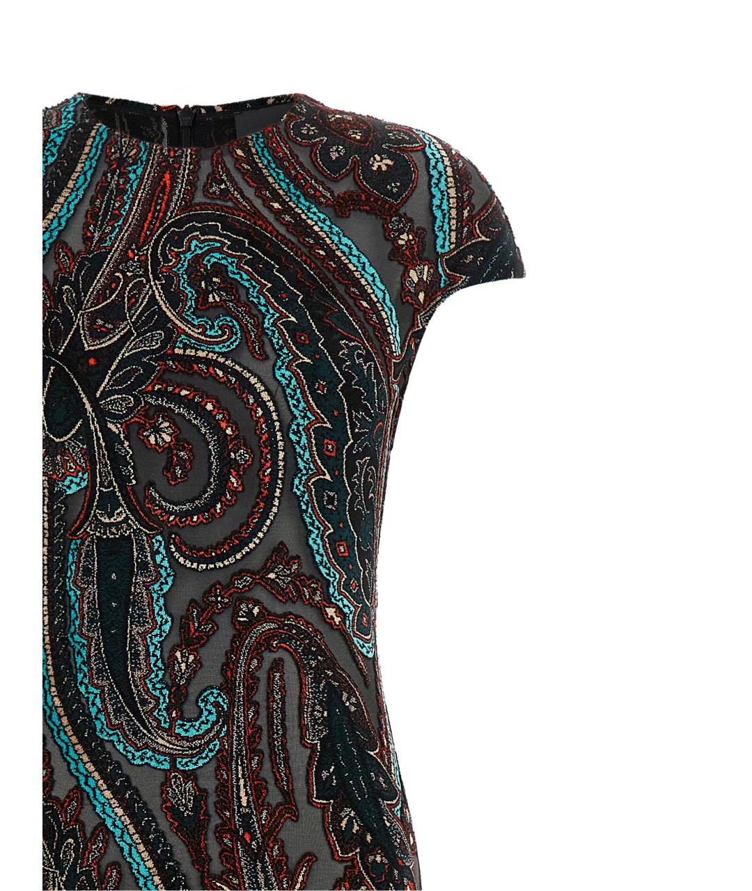 ETRO Мульти вискозное повседневное платье, фото 3