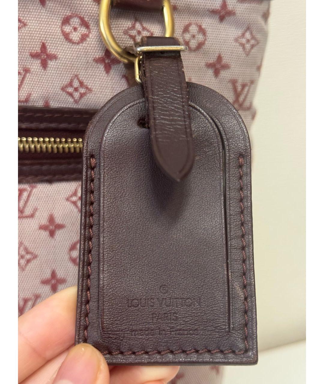LOUIS VUITTON Розовая тканевая сумка через плечо, фото 7