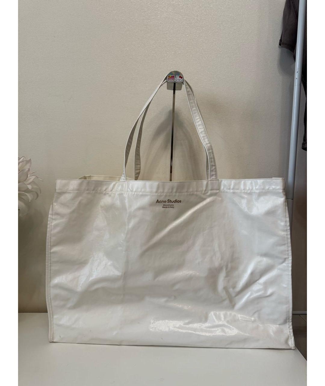 ACNE STUDIOS Белая сумка тоут, фото 7