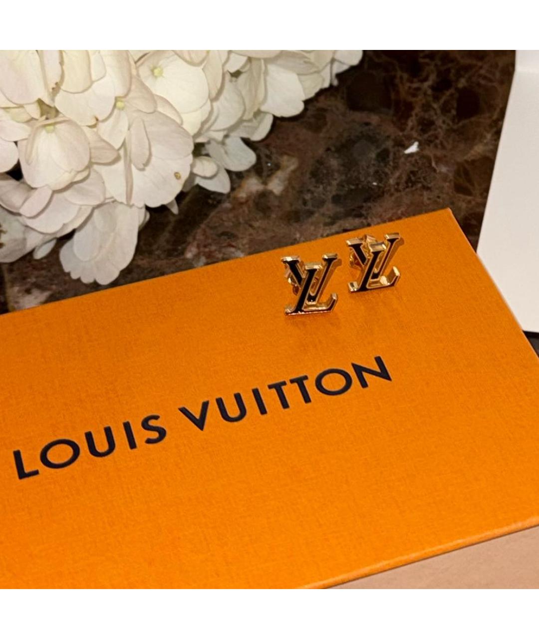LOUIS VUITTON Черные серьги, фото 3