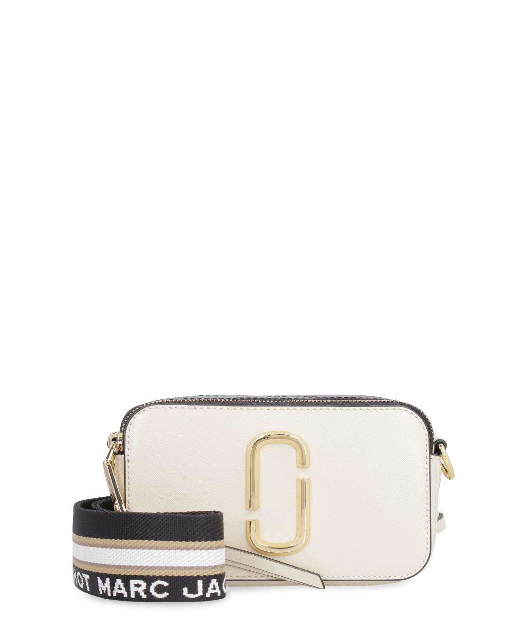 MARC JACOBS Белая кожаная сумка через плечо, фото 1