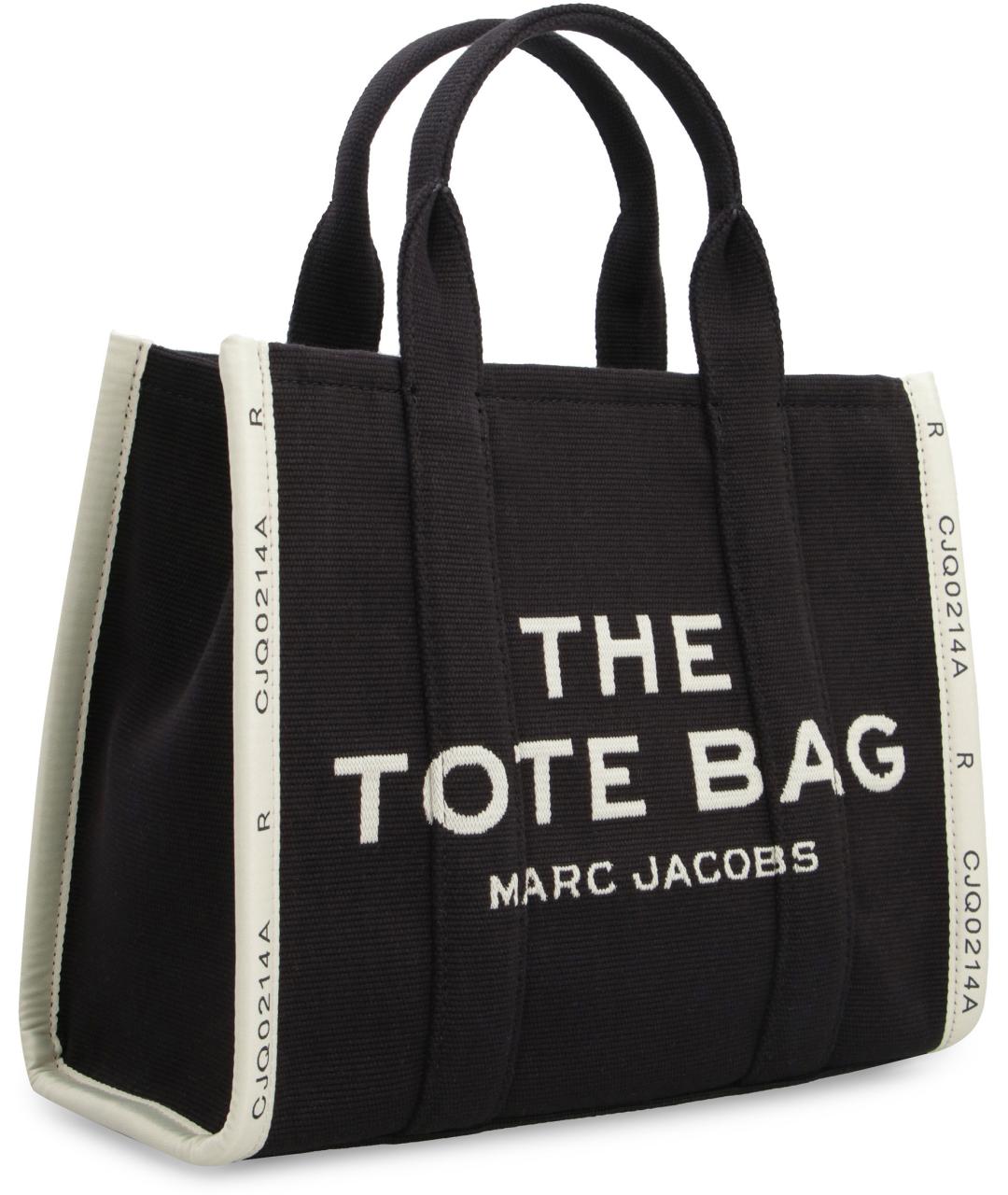 MARC JACOBS Черная хлопковая сумка тоут, фото 2