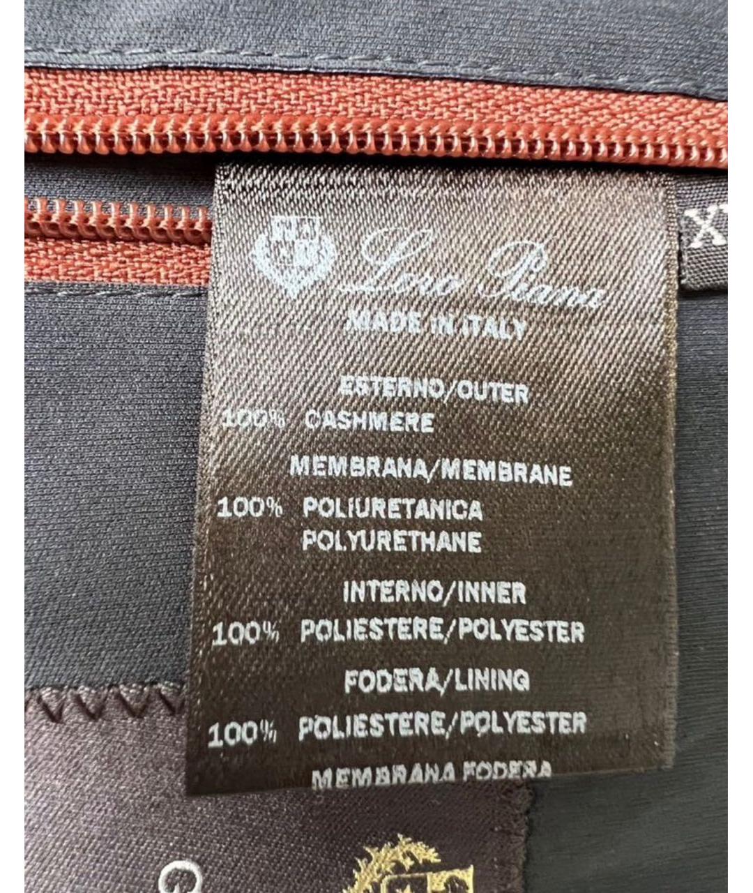 LORO PIANA Темно-синяя кашемировая куртка, фото 6