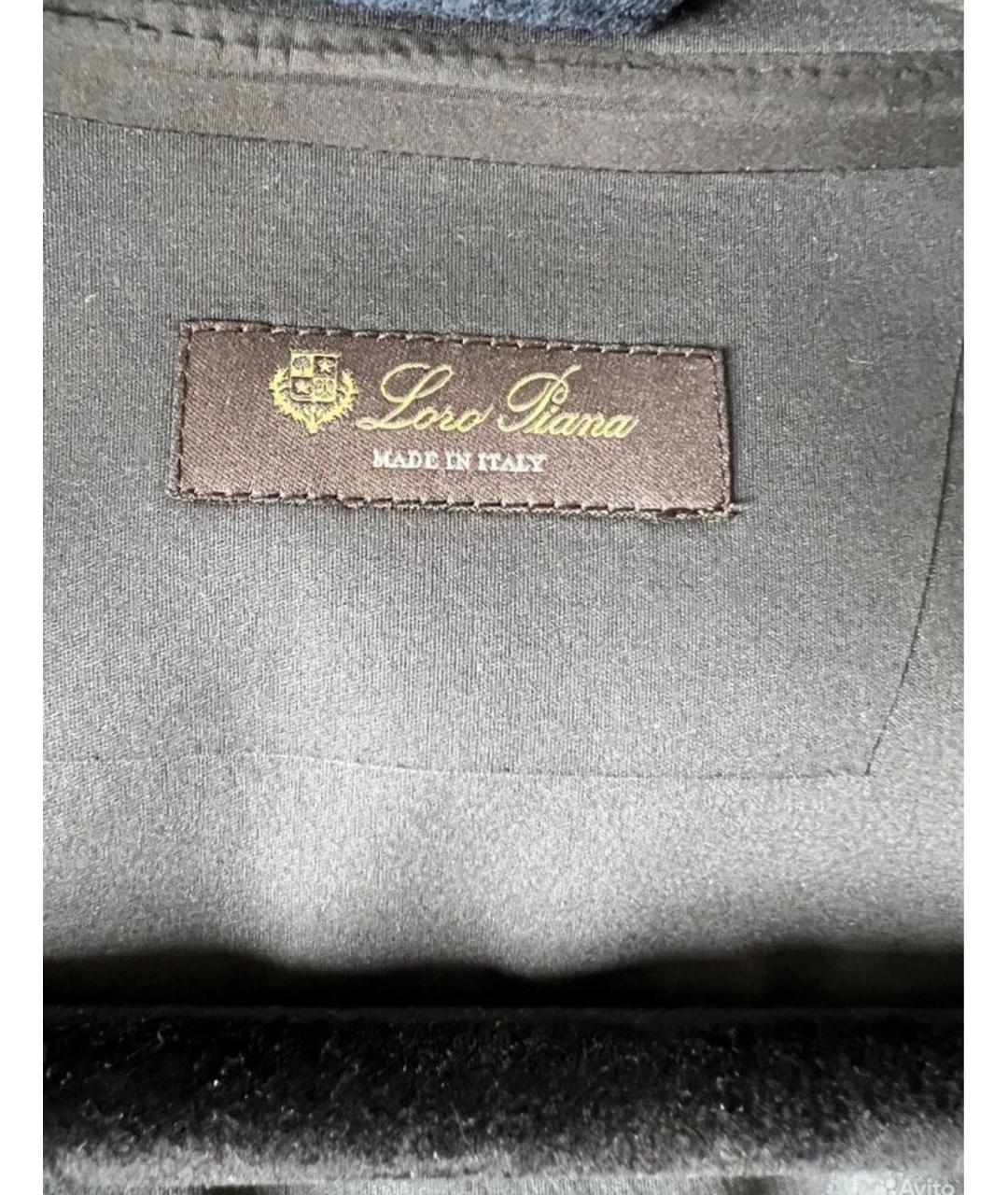 LORO PIANA Темно-синяя кашемировая куртка, фото 4
