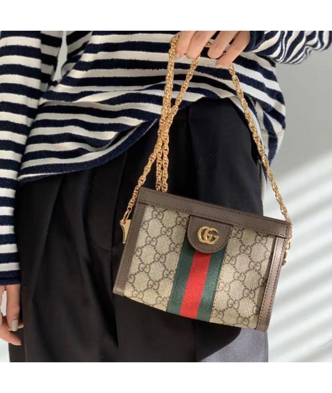 GUCCI Бежевая сумка через плечо, фото 6