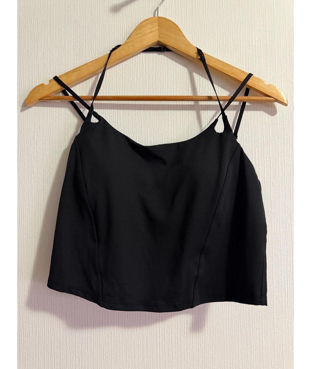 Lululemon Черная нейлоновая футболка, фото 6