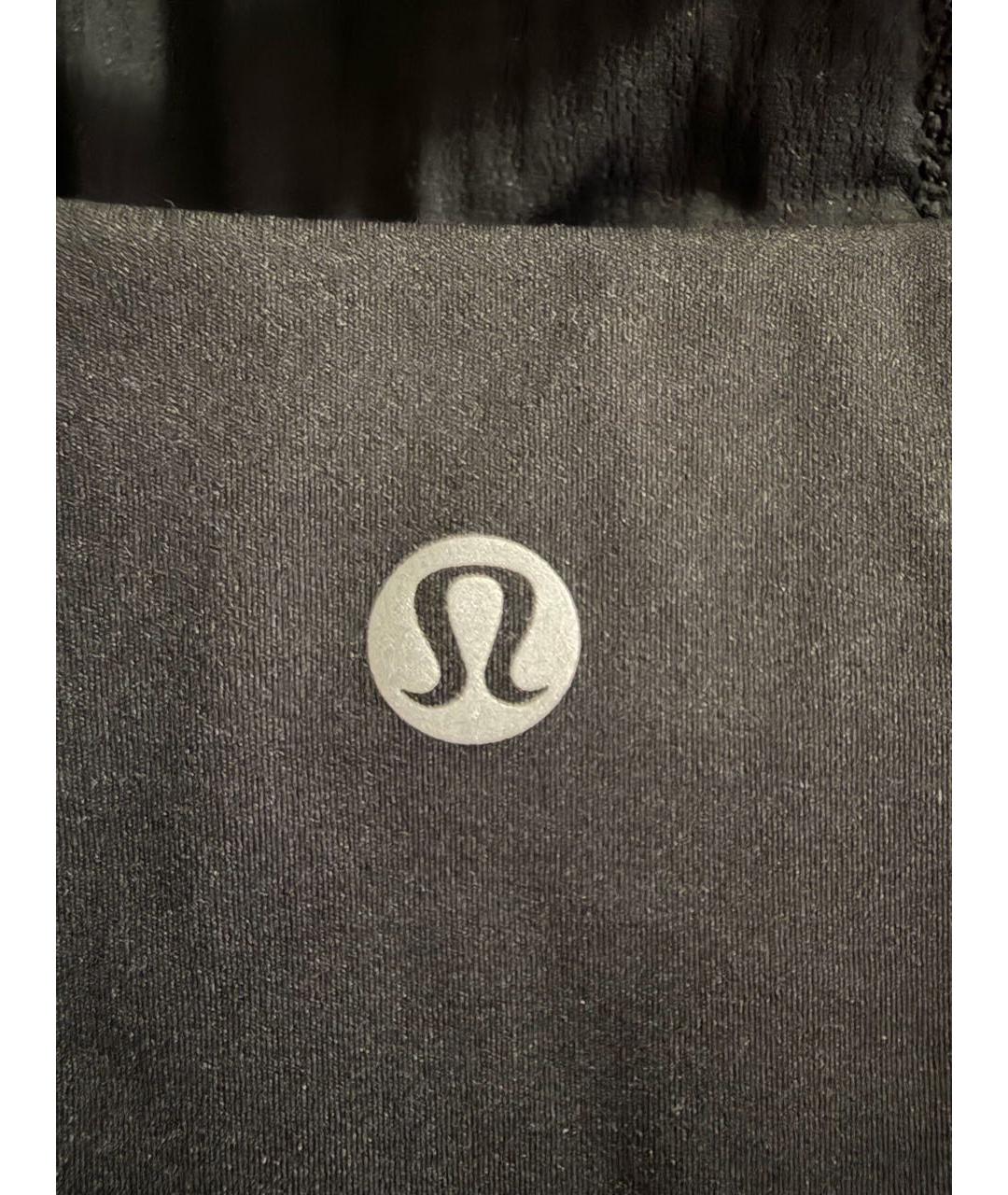 Lululemon Черная нейлоновая футболка, фото 4