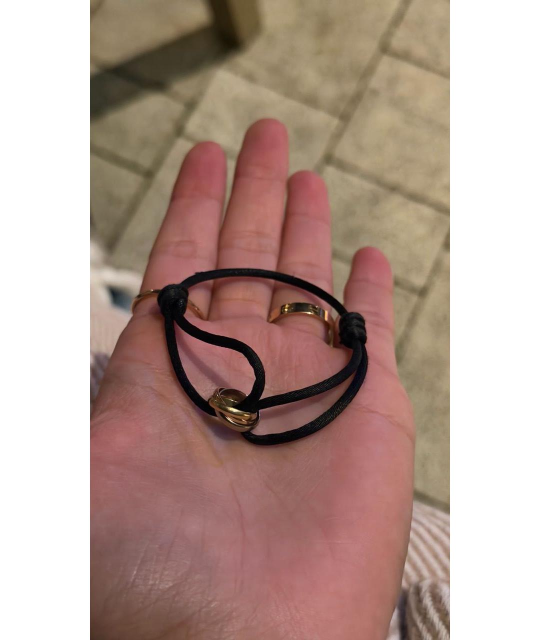 CARTIER Черный браслет из белого золота, фото 4