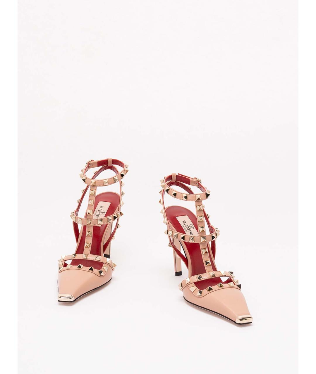 VALENTINO Розовые кожаные туфли, фото 2