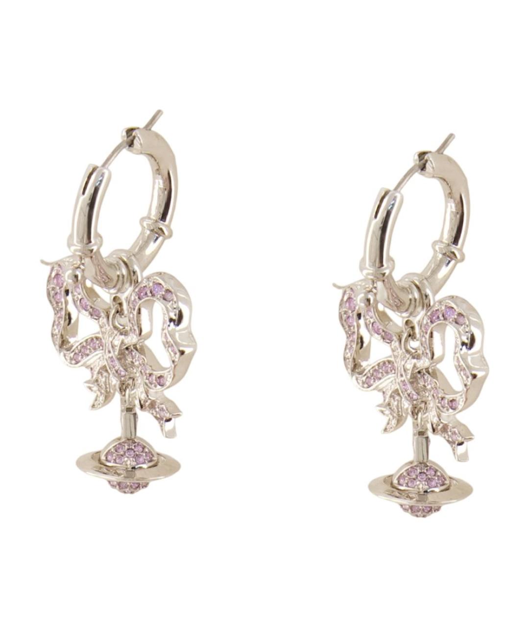 VIVIENNE WESTWOOD Серебряные металлические серьги, фото 2