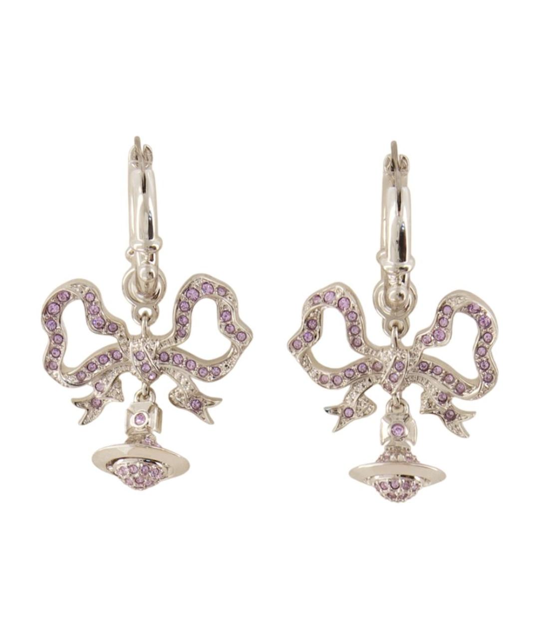 VIVIENNE WESTWOOD Серебряные металлические серьги, фото 1