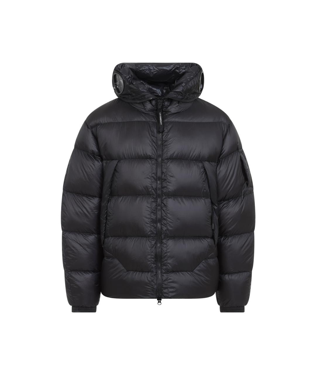 CP COMPANY Черный полиамидовый пуховик, фото 1