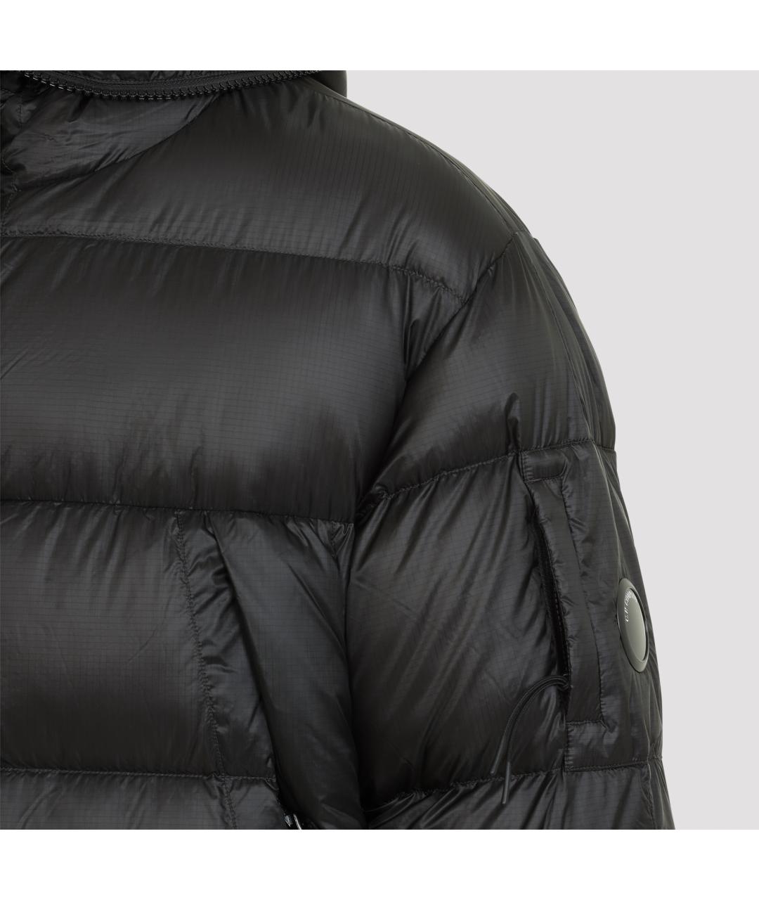 CP COMPANY Черный полиамидовый пуховик, фото 3
