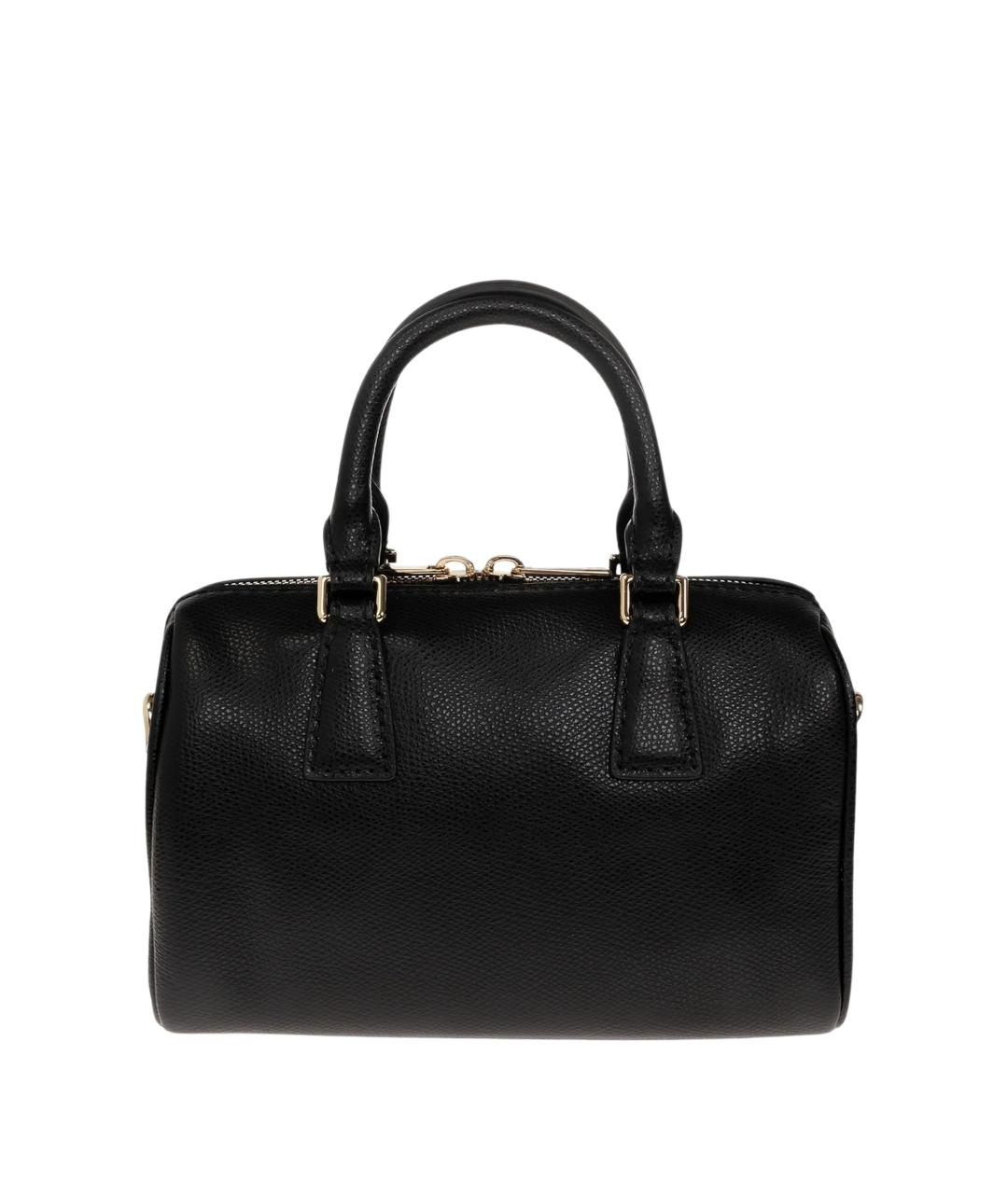 FURLA Черная кожаная сумка с короткими ручками, фото 2