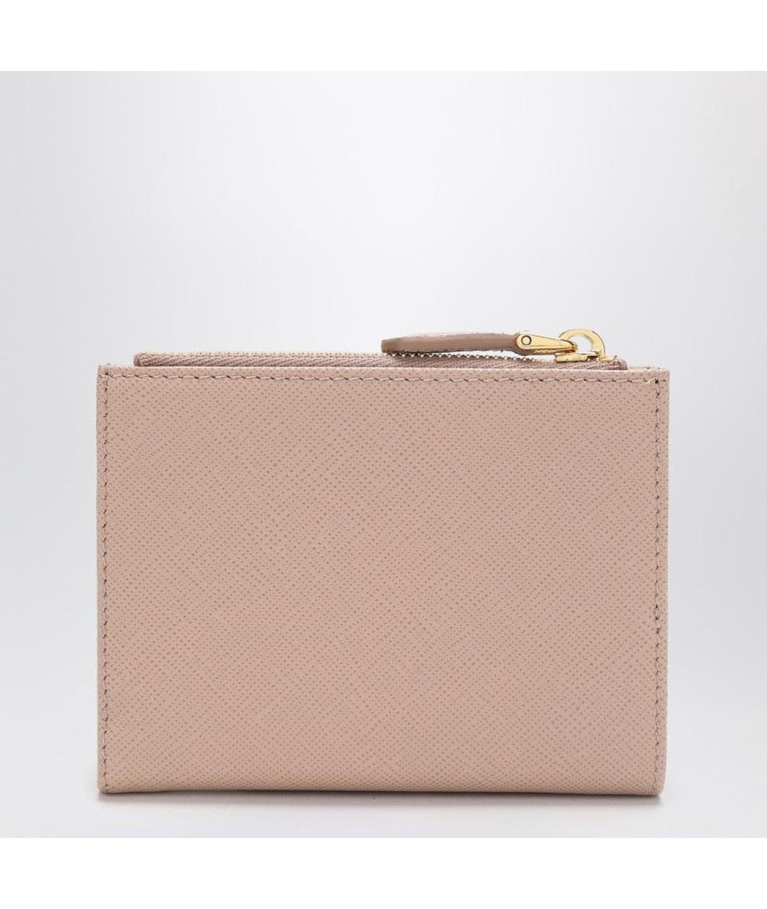 PRADA Розовый кожаный кошелек, фото 2