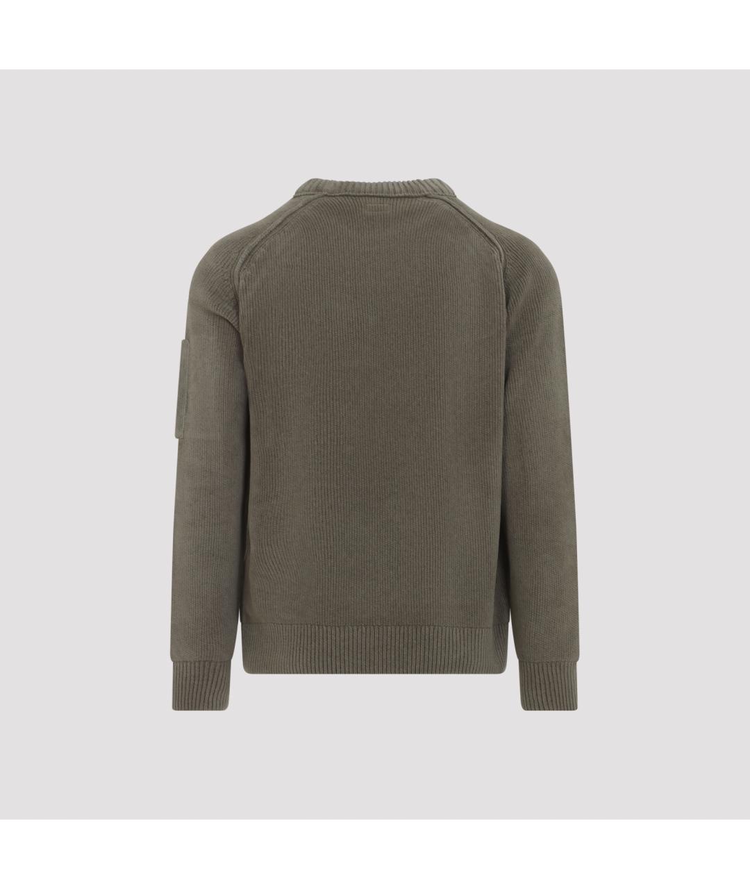 CP COMPANY Хаки хлопковый джемпер / свитер, фото 2