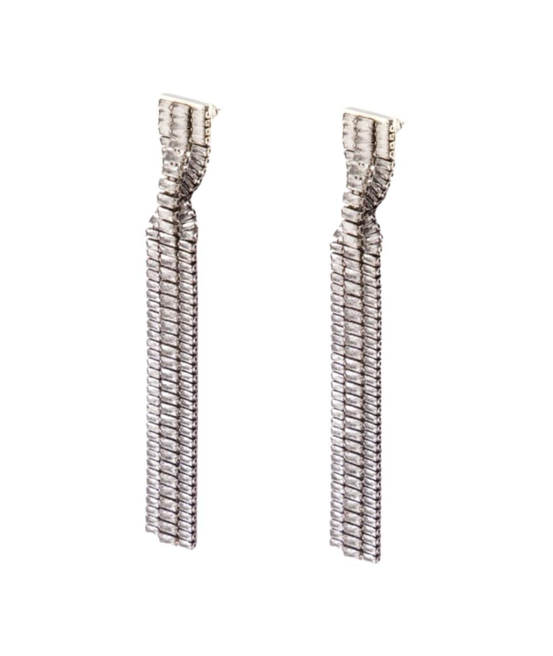 ISABEL MARANT Серебряные металлические серьги, фото 2
