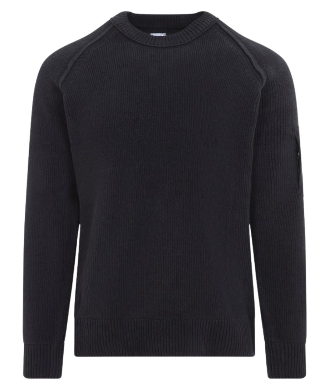 CP COMPANY Темно-синий хлопковый джемпер / свитер, фото 1