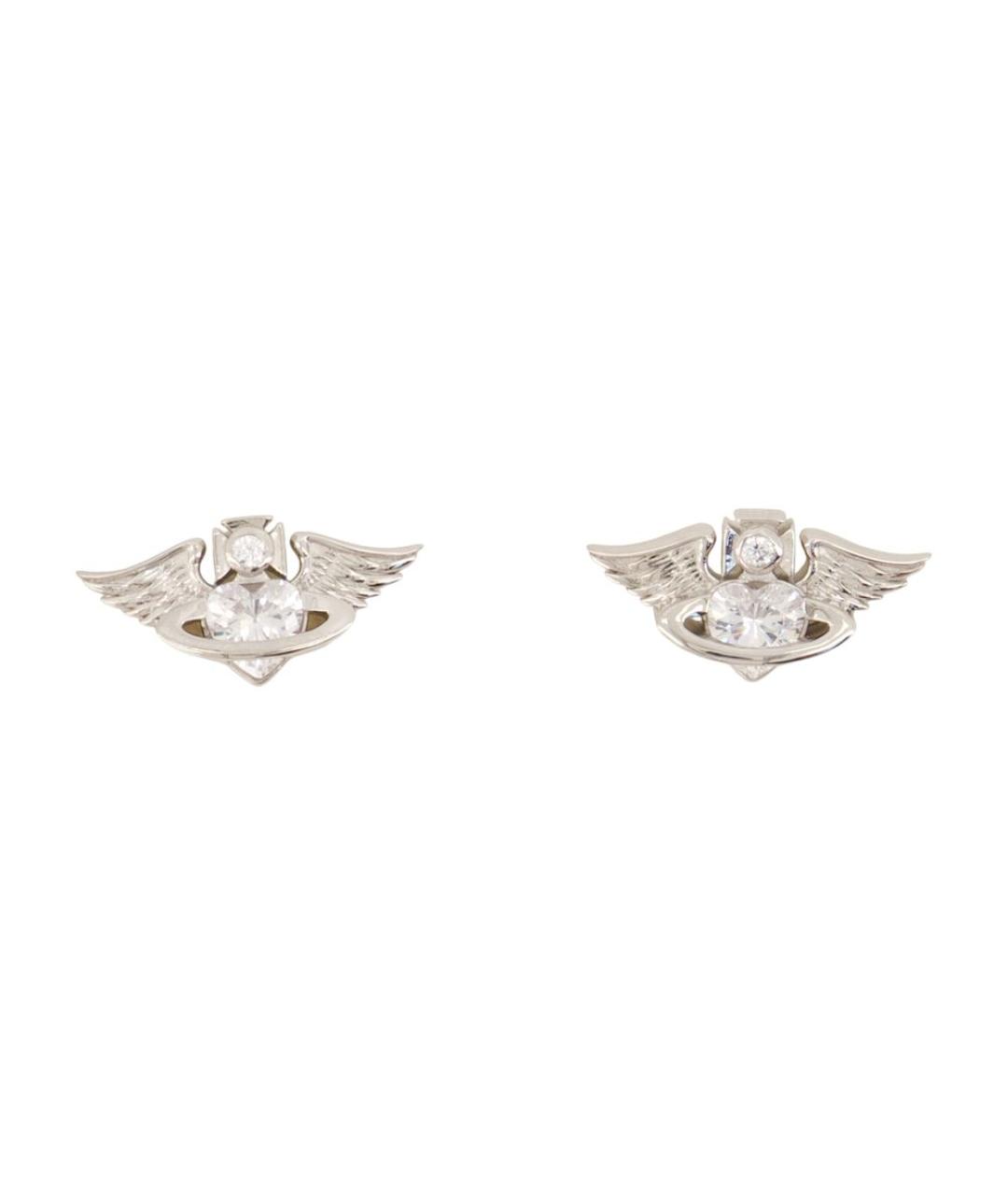 VIVIENNE WESTWOOD Серебряные металлические серьги, фото 1