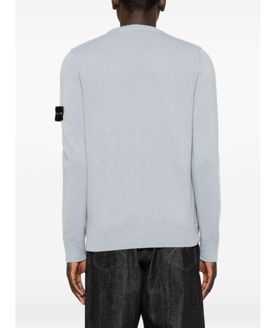 STONE ISLAND Серый полиамидовый джемпер / свитер, фото 3